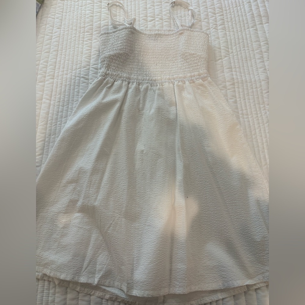 Wild Fable White Smocked Dress